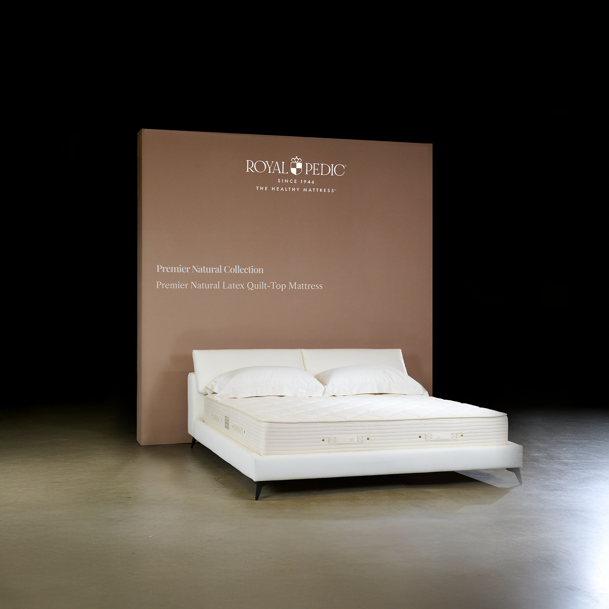 ROYAL PEDIC - Premier Natural Latex Quilt-Top Mattress