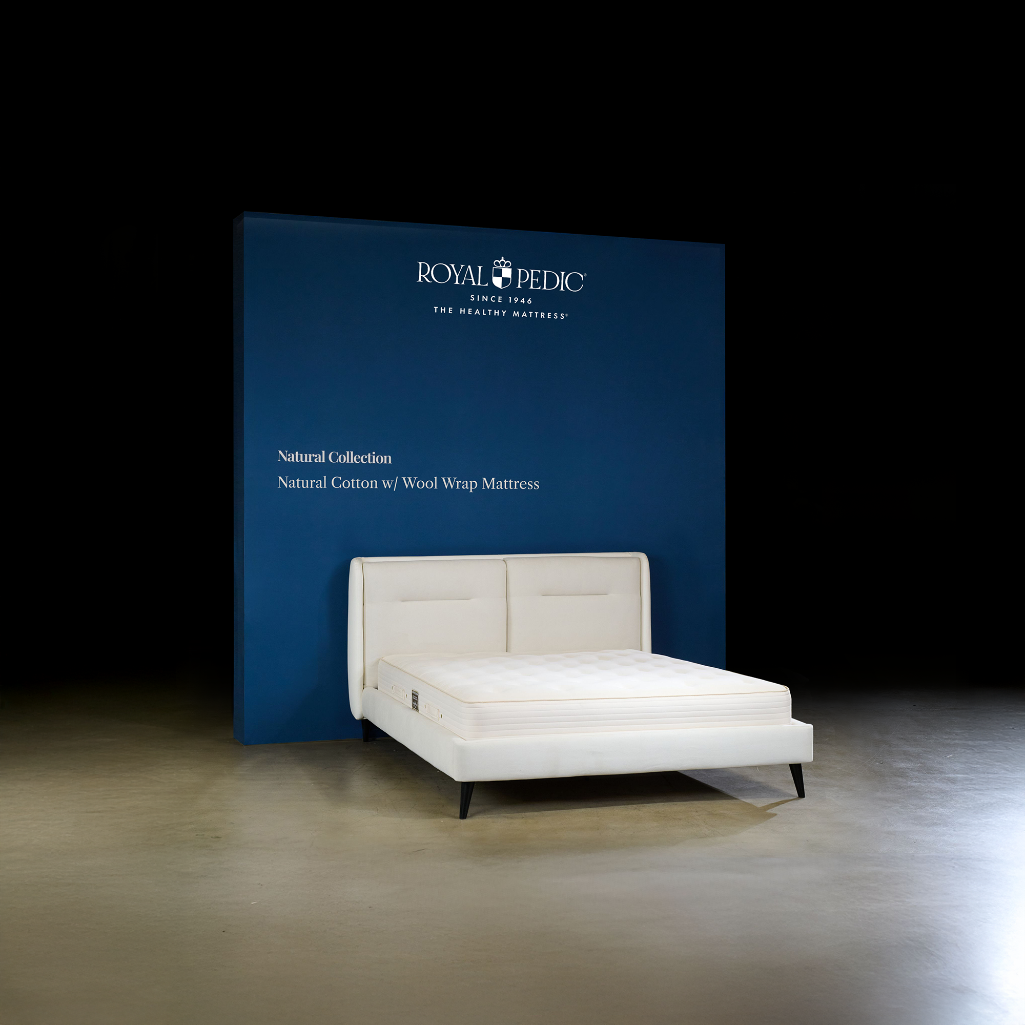 ROYAL PEDIC - Natural Cotton w/ Wool Wrap Mattress