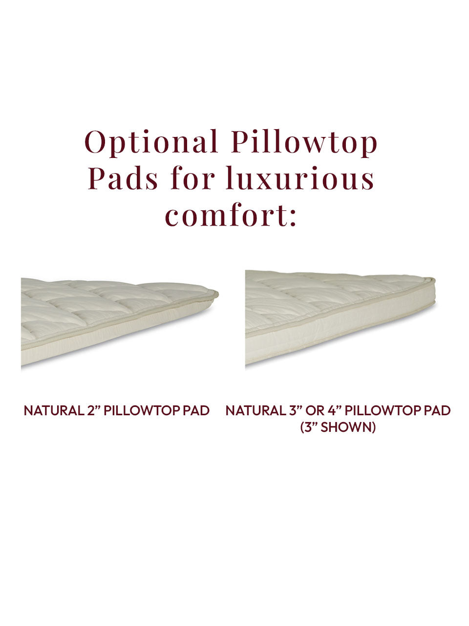 ROYAL PEDIC - Natural Cotton w/ Wool Wrap Mattress