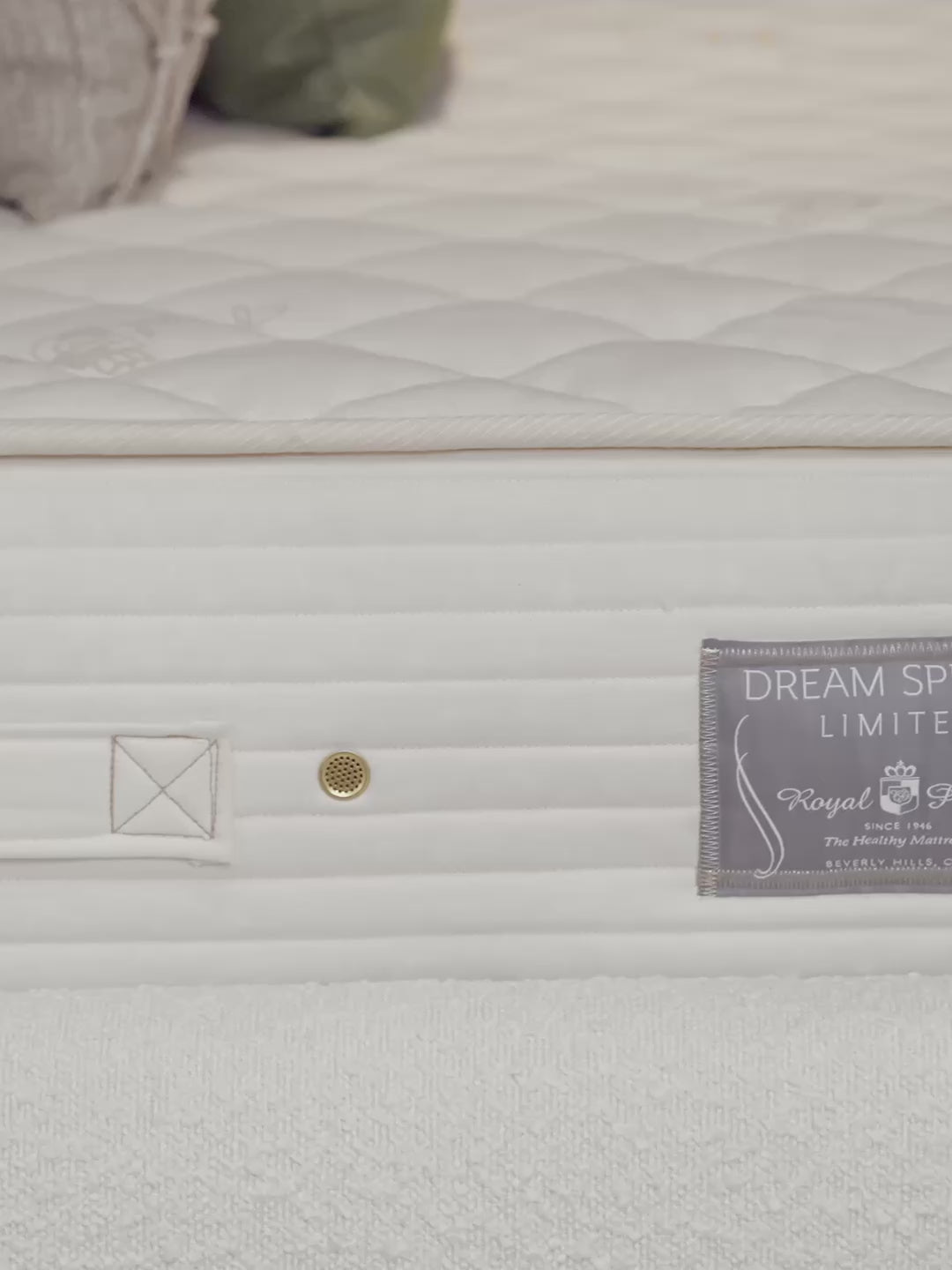 Load video: ROYAL PEDIC - Dream Spring® Limited Mattress