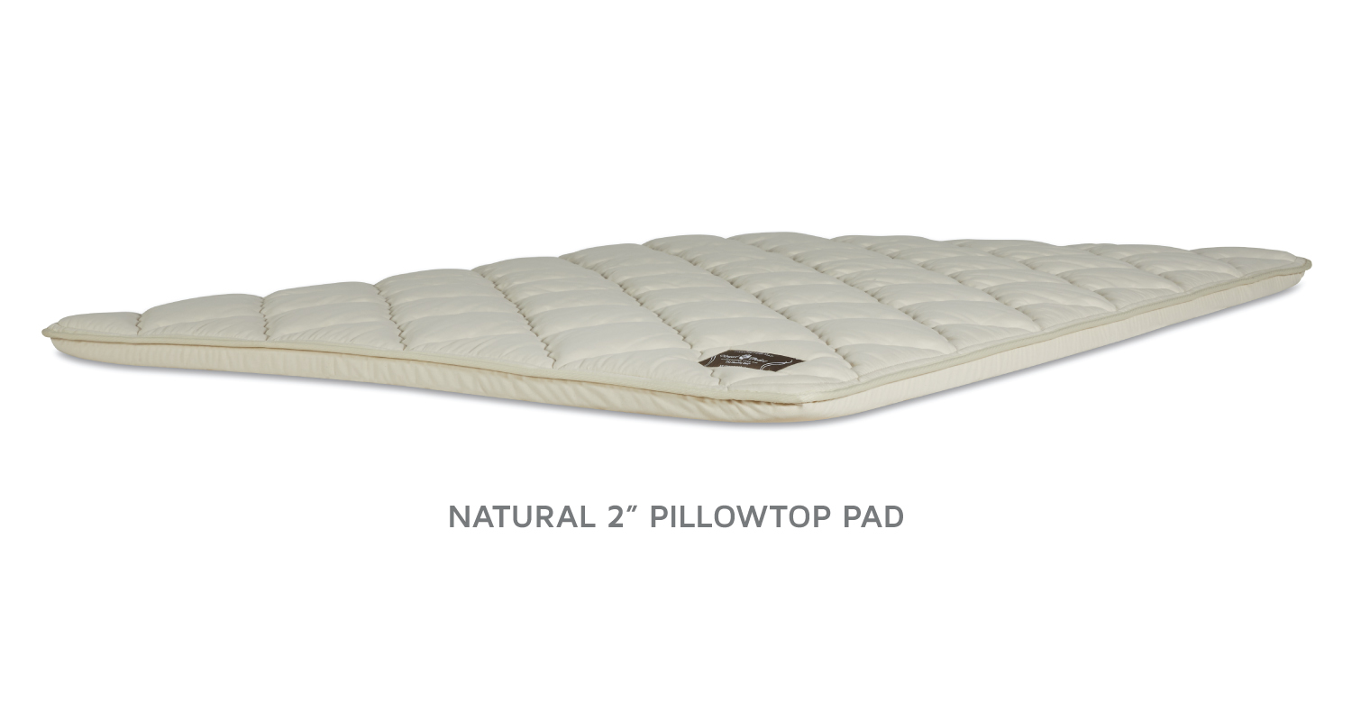 NATURAL PILLOWTOP PADS