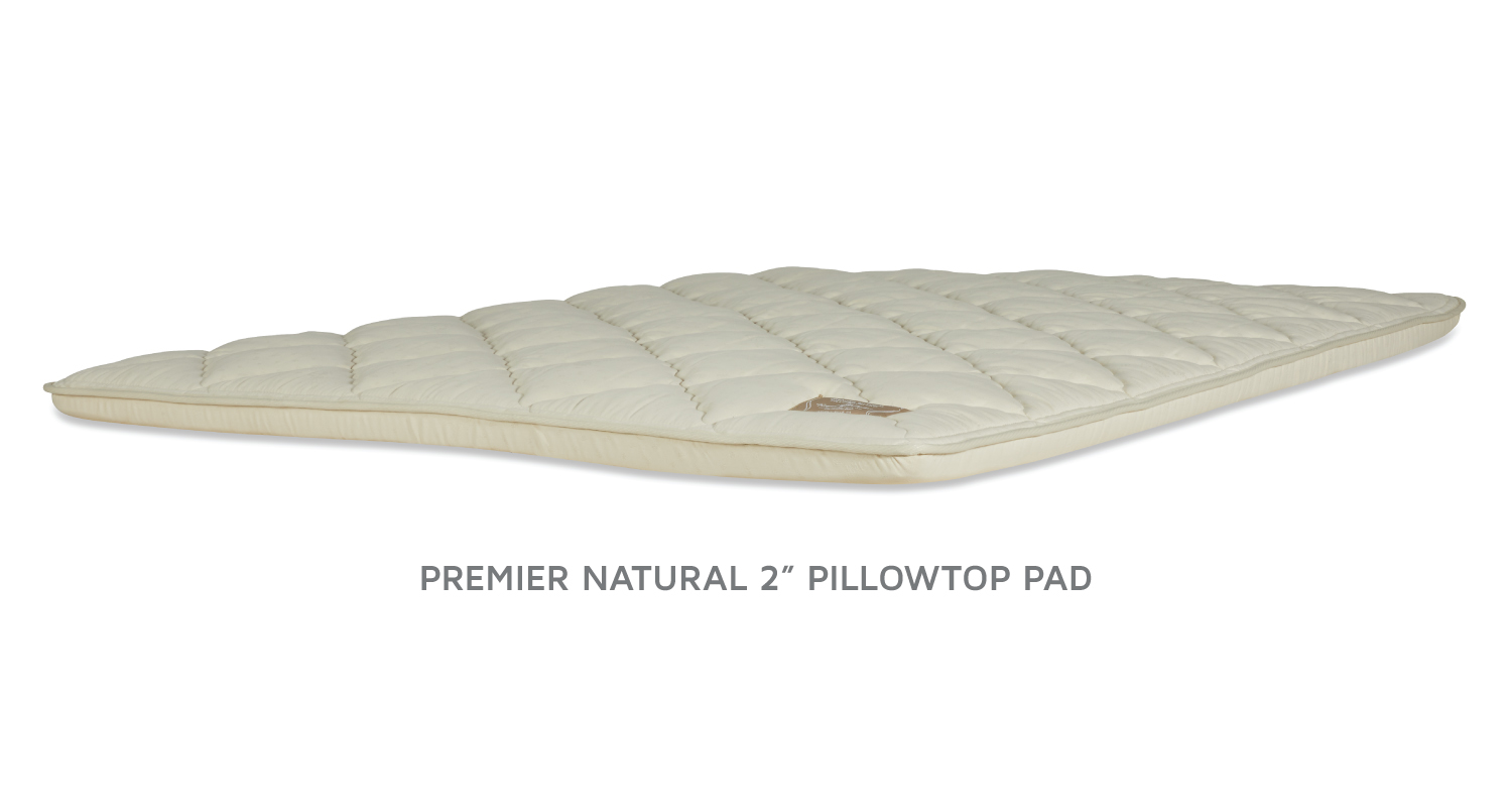 PREMIER NATURAL PILLOWTOP PADS